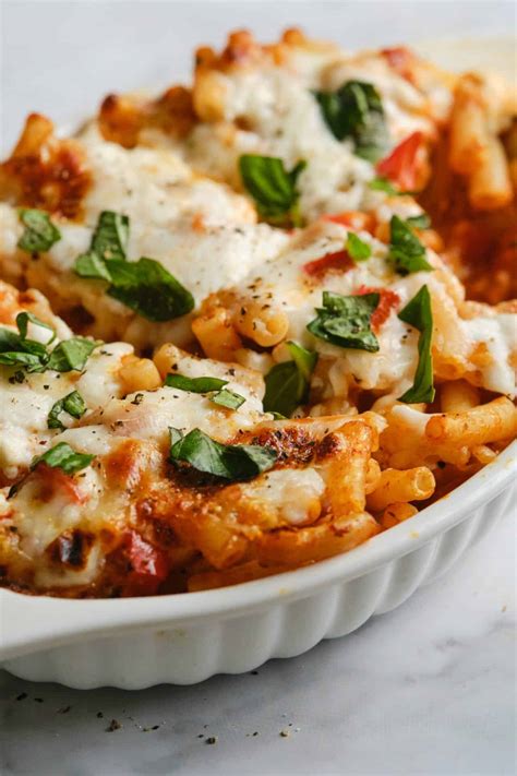 Vegetarian Baked Ziti | Baked Bree