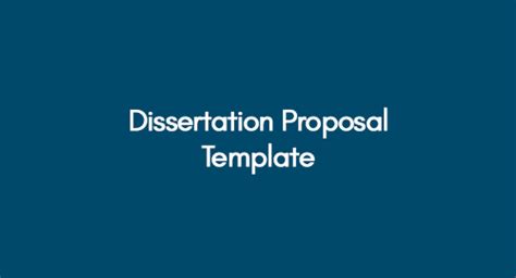 Image result for Dissertation Proposal Example