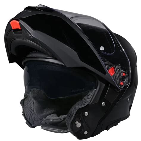 SMK HELMET GULLWING SOLID BLACK (GL200) – Babloo Motors