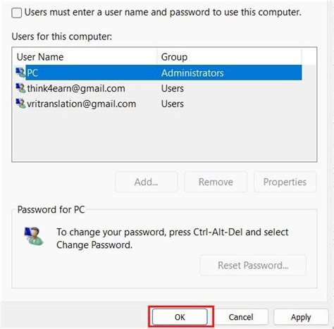 Image result for Remove Computer Password at Start Up
