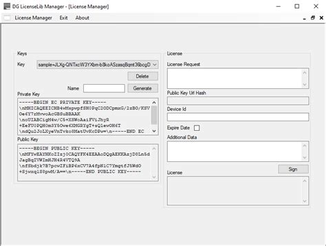 Image result for Software License Manager GUI