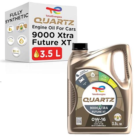 TotalEnergies Quartz 9000 Xtra Future XT 0W-16 API SP-RC ILSAC GF-6B ...