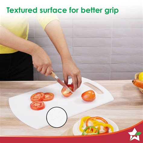 Ambrosia Vegetable Chopping Board | 16" x 10" | 6mm Thickness | Crack ...