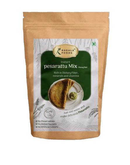Pesarattu (Moong Dosa) Mix - Ragala Foods | Grab Now Millet Products
