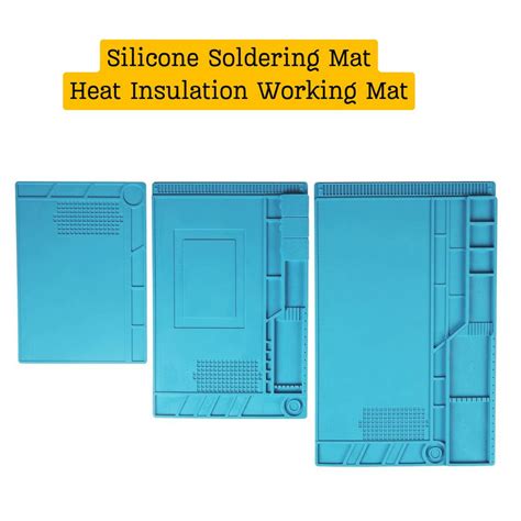 Buy Anti-Static Heat-Resistant Silicone Repair Mat with Magnetic Work Area