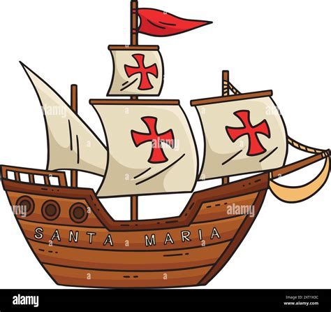 Columbus Day Clip Art Columbus Day Cartoon Vector In Illustrator, PSD,