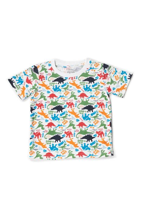Boys Tshirt - Colourful Dino Print – Urbanrac