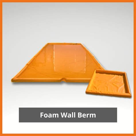 Large 12' x 60' x 4" Foam Wall Berm - Secondary Containment - Acme ...