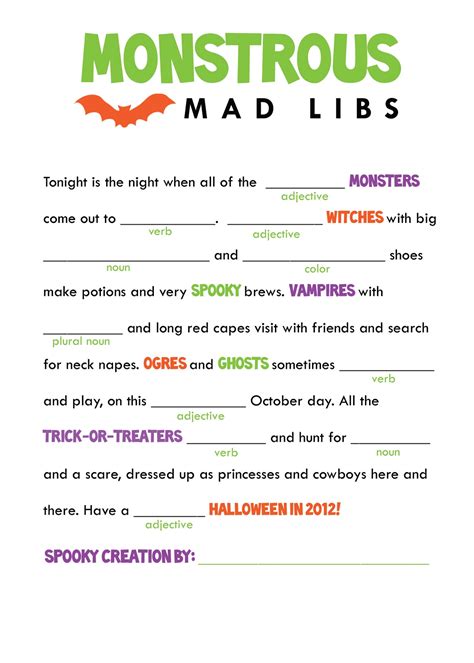 Downloadable Office Mad Libs Printable - Printable Mad Libs