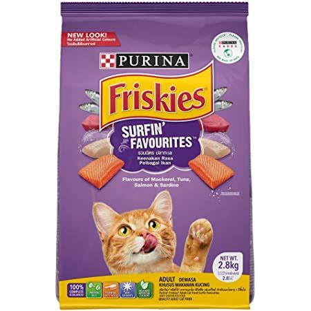 Purina Friskies Seafood Sensation Dry Adult Cat Food From Nestle, 2.8 ...