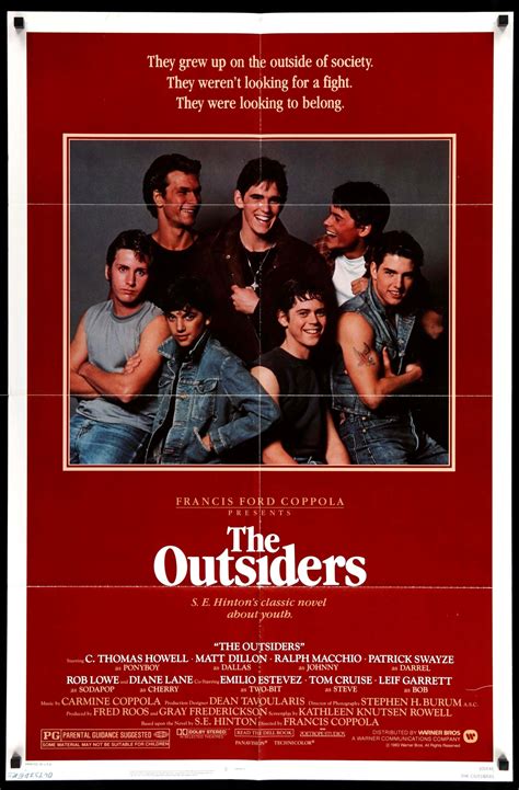 The Outsiders (1983) Original One-Sheet Movie Poster - Original Film ...