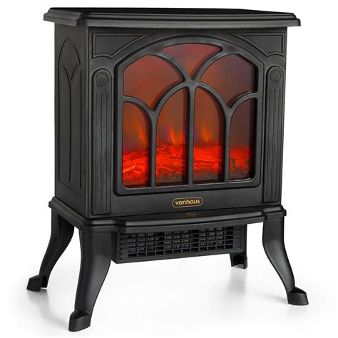 Buy VonHaus Electric Stove Heater 1500W – Electric Fireplace – Indoor ...