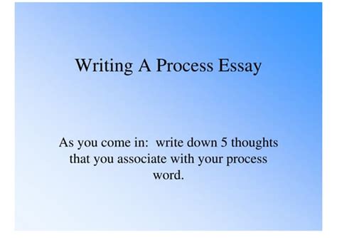 Image result for Writing Process Essay Examples