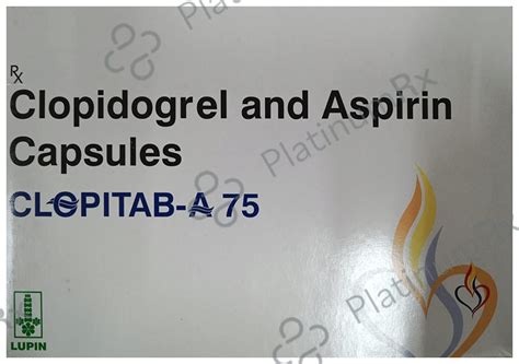 Clopitab A 75/75mg Capsule 15s | Uses, Price & Substitutes