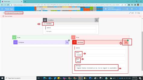 Image result for Power Automate Terminate Control