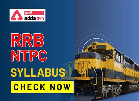 RRB NTPC Syllabus & Exam Pattern, For CBT 2