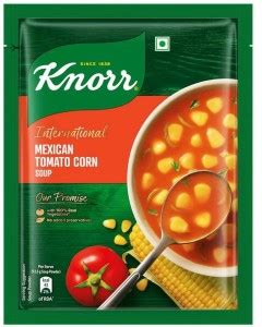 Knorr International Mexican Tomato Corn Soup - 100% Real Vegetables, 50 ...