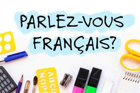 Premium Photo | Learning french concept do you speak french parlezvouz ...