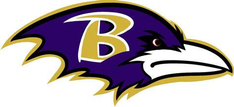 Ravens Logo Png Black And White - Baltimore Ravens Logo DD2