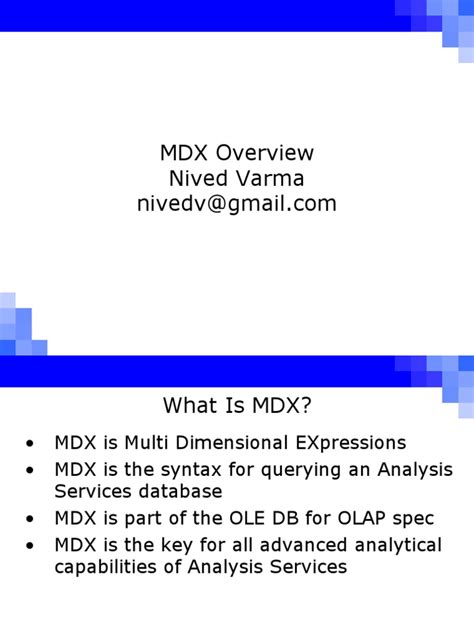 Image result for MDX Tutorial