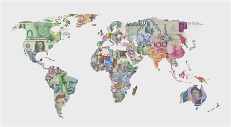 I found a map that shows every countries official currency : r/JackSucksAtGeography