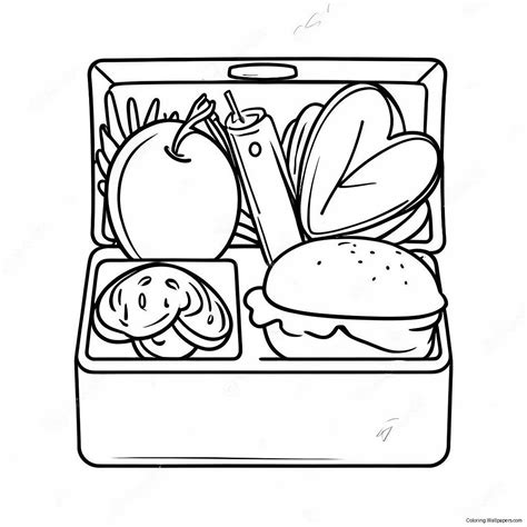 Lunch Box Coloring 的图像结果
