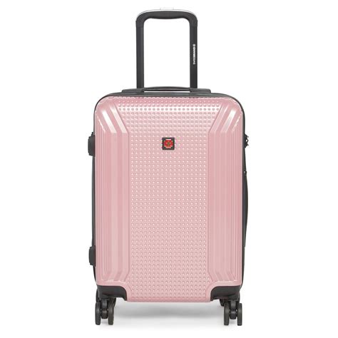 Buy SWISSBRAND Vernier Hard Body Cabin Rose Gold Luggage Trolley at ...
