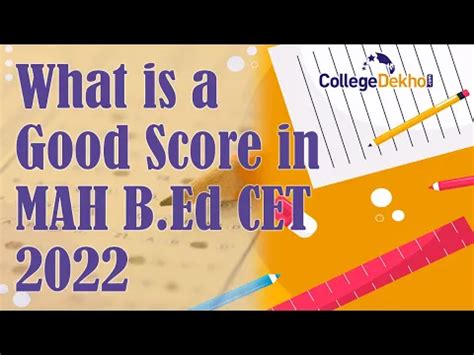 What is a Good Score & Rank in MAH B.Ed CET/ ELCT 2025? | CollegeDekho