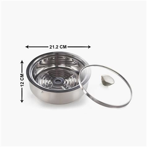 Buy BOROSIL Roti Server With Glass Lid - 1.1 L from Borosil at just INR ...