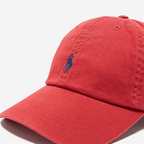Polo Ralph Lauren Cotton Classic Sport Cap in Red for Men - Lyst