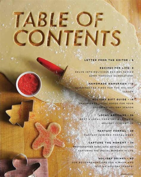 Image result for Magazine Table of Contents