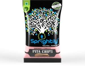 Sprightly PITA CHIPS - SMOKED CHILLY (JAIN) PACK OF 4 Chips Price in ...