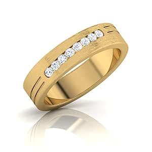 Buy CaratLane 18k Yellow Gold and Diamond Eight Stone Ring at Amazon.in