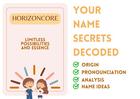 Horizoncore - Name Meaning and Pronunciation