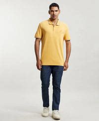 Buy Super Combed Cotton Rich Solid Half Sleeve Polo T-Shirt - Burnt ...