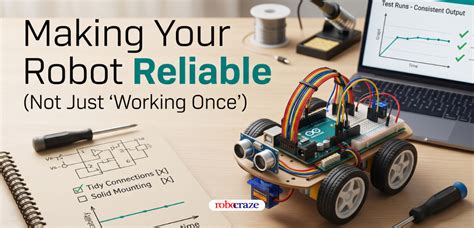 Making Your Robot Reliable (Not Just “Working Once”) – Robocraze