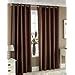 Buy Exporthub 2 Piece Eyelet Polyester Long Door Curtain Set - 9ft ...