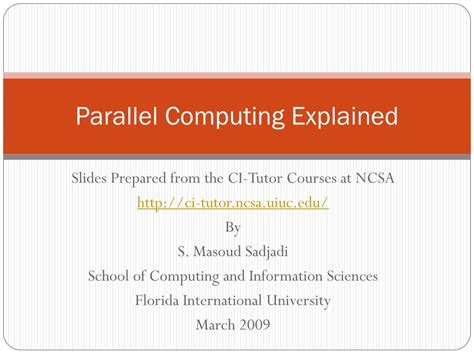 Parallel Computing Examples 的图像结果