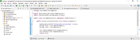 Image result for How to Create a Batch Job Using Spring Tool Suite