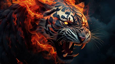 Flaming Tiger Wallpapers - 4k, HD Backgrounds on WallpaperBat