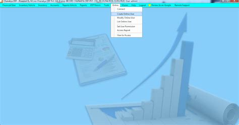 Access CHANAKYA ERP Reports/Data through any device using browser.