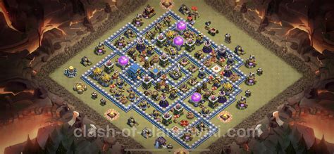 Best Anti 3 Stars War Base TH12 with Link, Hybrid - Town Hall Level 12 ...