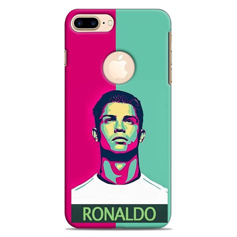 FOREVER GOODS Printed Design Ronaldo Apple I Phone 7 Plus Logo Cut ...