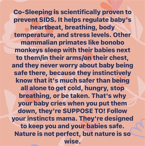 Co-sleeping scientifically proven to prevent SIDS : r/confidentlyincorrect