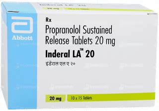 Inderal La 20 Tablet – Treat Hypertension & Arrhythmia