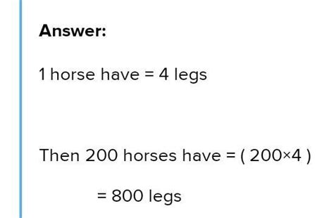 Very essy question? one horse has 4 legs and number lens totel legs 133 ...