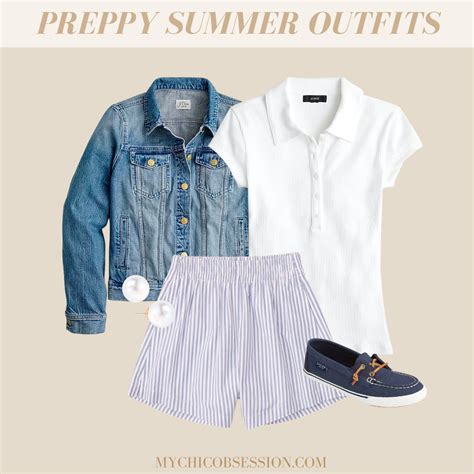11 Ways to Style Cute Preppy Summer Outfits - MY CHIC OBSESSION