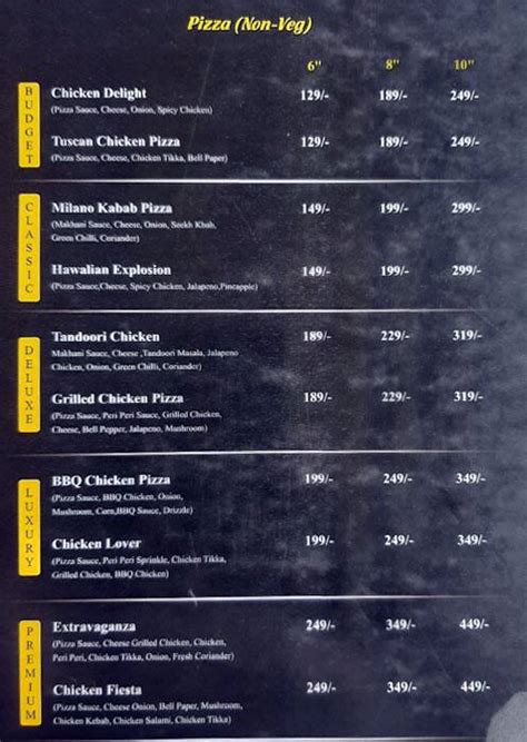 Menu at Rioz Sasa Chillout, Navi Mumbai