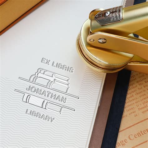 Personalized Ex Libris Book Embosser | 27 Elegant Designs | Stamprints