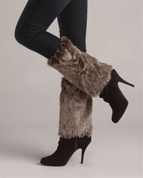 Violet Del Mar Faux Fur Leg Warmers | Fur leg warmers, Leg warmers, Fashion